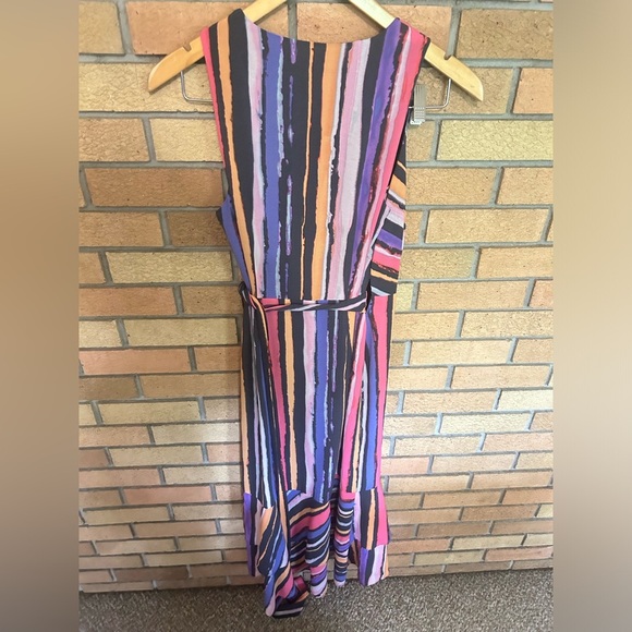 Great Jones Sleeveless Stripe Wrap Dress in Vibrant Orchid Size Small RTR - Picture 7 of 7